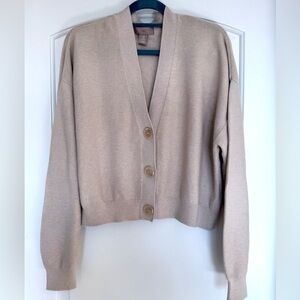 H&M Beige Cardigan Cottagecore size Medium